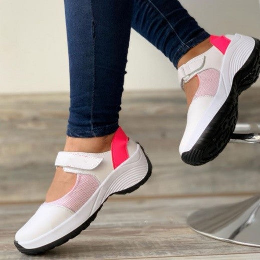 Zapatillas Casuales con Velcro de Caña Baja