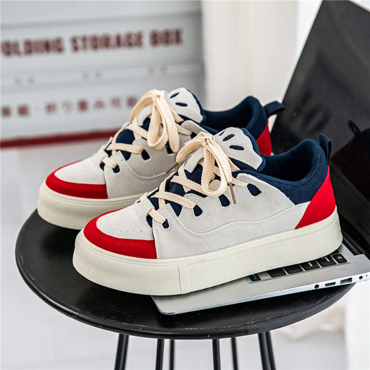 Zapatos de Skate para Hombre con Suela Gruesa Baja
