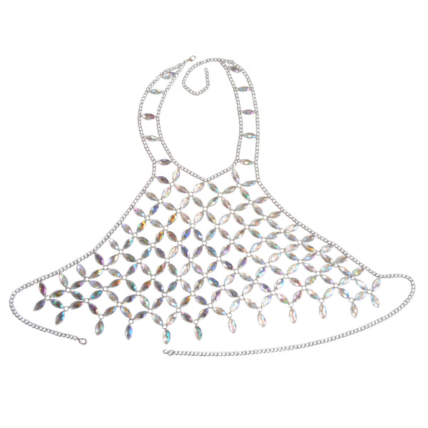 Cadena de Cuerpo Multicapa con Dije de Acrílico Colorido - Image 5