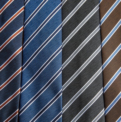 Corbata Rayada Ejecutiva Multiuso - Accesorio Formal para Traje de Negocios - Image 4