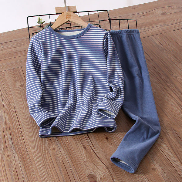 Conjunto de Ropa Térmica Infantil Simple Plus en Terciopelo