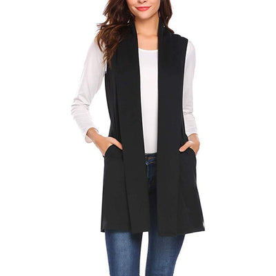 Chaleco Desflecado Talla Grande - Top Elegante sin Mangas