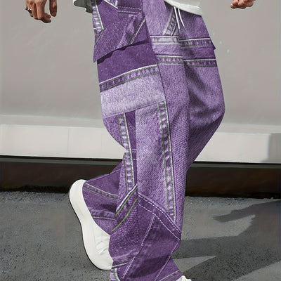 Pantalones de Trabajo Holgados con Cordón Ajustable para Hombre - Image 9
