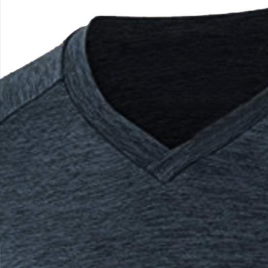 Camiseta Raglan de Manga Larga en Color Sólido para Hombre - Image 5