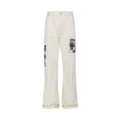 Jeans Hombre Estampado Hip Hop Primavera - Image 6
