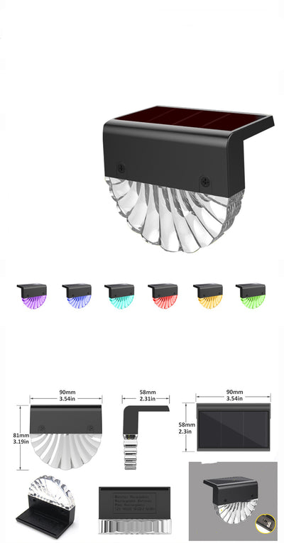 Luces Decorativas para Cercas con Diseño de Concha Multicolor - Image 10