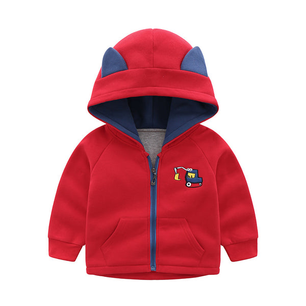 Sudadera con Capucha y Cierre para Niños - Tallas Pequeña y Mediana - Image 6