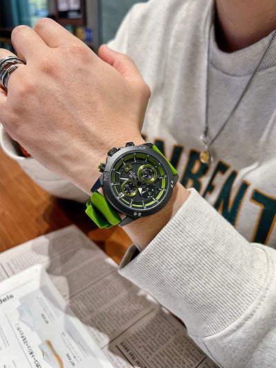 Reloj Deportivo con Banda de Silicona Multicolor - Image 13