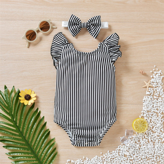 Traje de Baño Enterizo para Bebé con Diseño de Escamas - Image 6