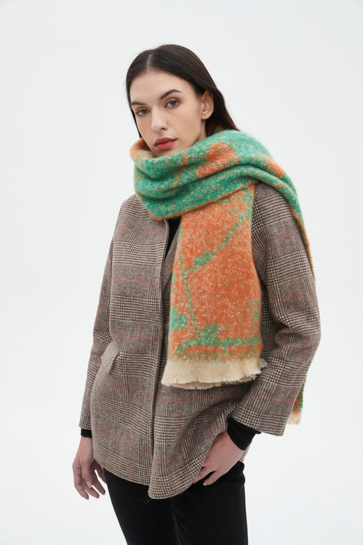 Chal Foulard Floral Jacquard para Mujer - Image 31