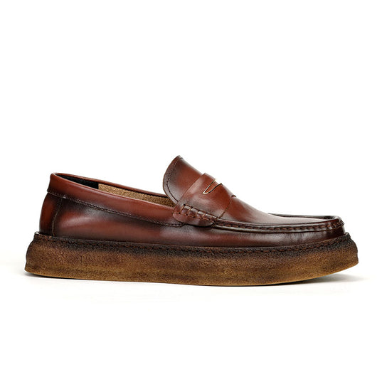 Zapatos Casuales de Cuero para Hombre con Suela Gruesa y Altura Aumentada - Image 10