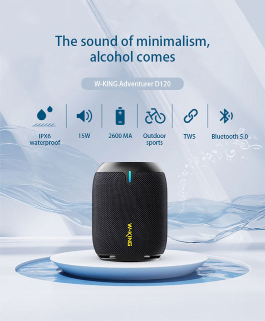 Parlante Bluetooth Portátil con Carga Inalámbrica para Casa y Exterior - Image 9