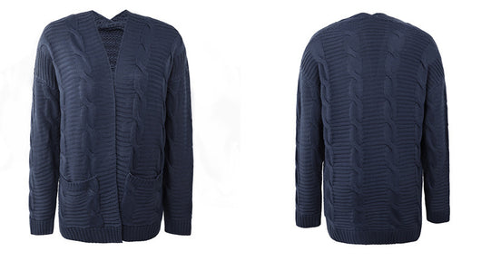 Cardigan Trenzado para Mujer Largo - Image 18