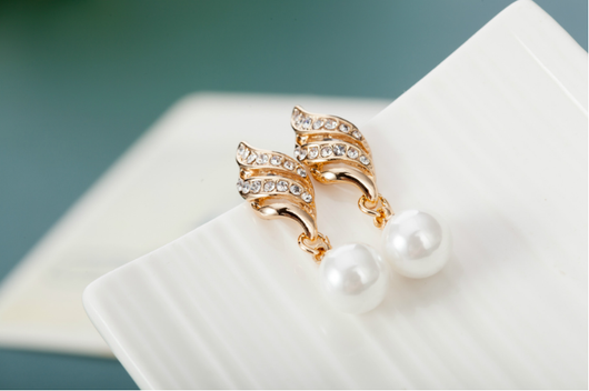 Conjunto de Aretes de Perla con Collar a Juego - Image 19