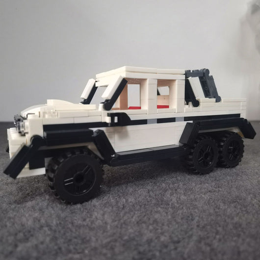 Camioneta Pickup 4x4 MOC Bloques de Construcción Educativos de Partículas Pequeñas - Image 9