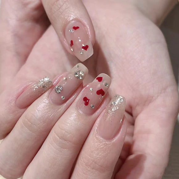 Stickers de Uñas Románticos Tanabata - Diseño Amor San Valentín