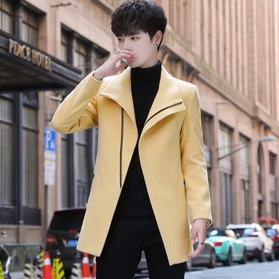 Abrigo de Lana Slim Fit Antiedad para Hombre