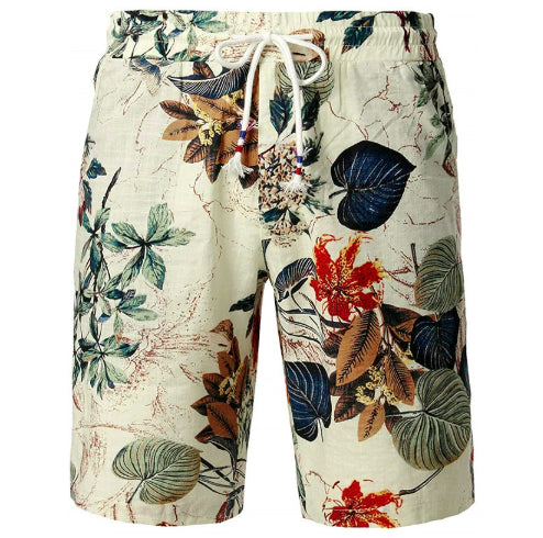 Shorts Casuales para Hombre con Estampado Floral 3D Digital - Image 10