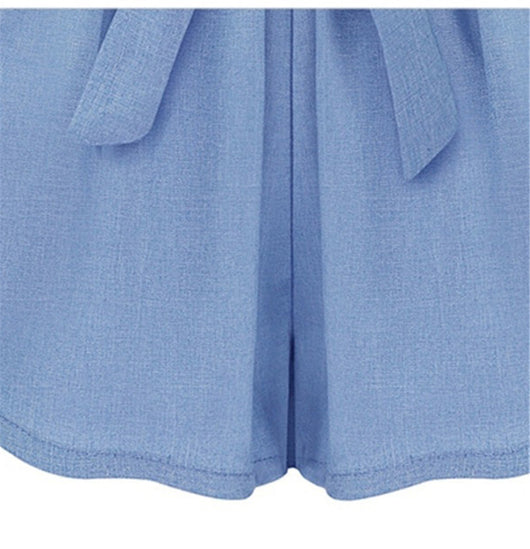 Shorts Holgados de Cintura Elástica en Colores Sólidos - Image 18