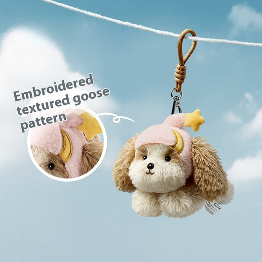 Llavero Peluche Perrito Schnauzer - Bolsa Decorativa Adorable - Image 9