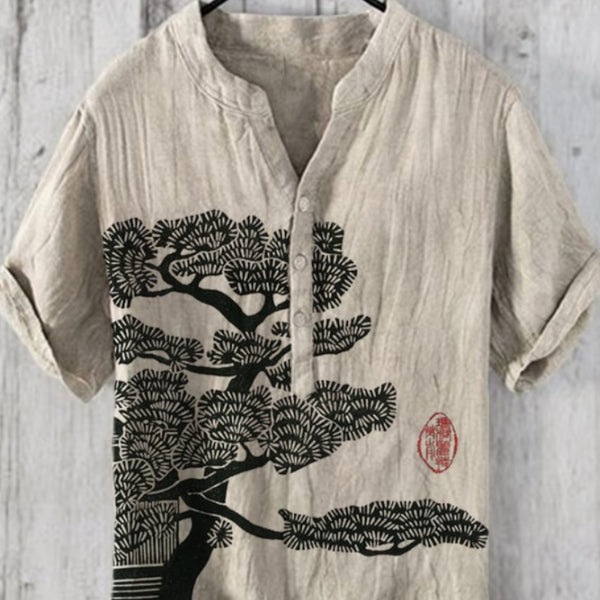 Playera de Manga Larga Estampado 3D para Hombre
