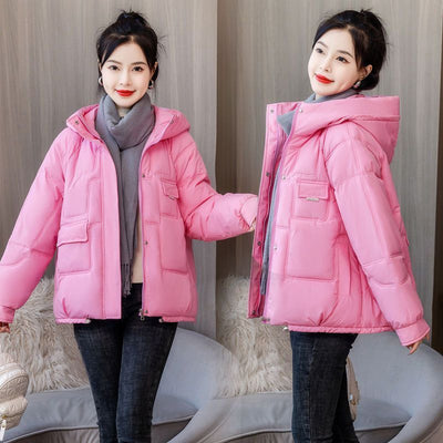 Chaqueta Holgada de Algodón en Colores Pastel para Mujer - Image 11
