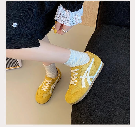 Tenis Cortez Mujer Cuero con Suela Gruesa y Malla Transpirable - Image 18
