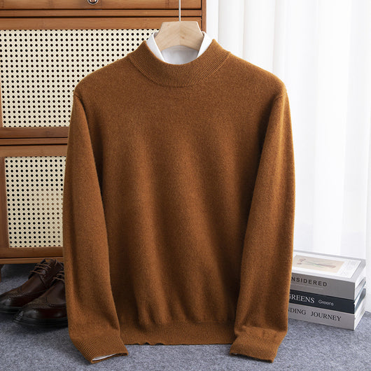 Suéter de Cuello Medio en Lana para Hombre - Image 17