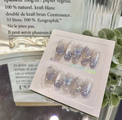 Uñas Postizas de Novia - Diseño Elegante y Duradero - Image 7