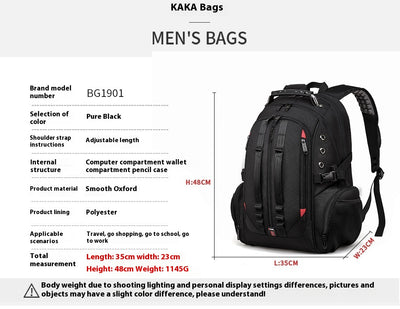Mochila Escolar de Gran Capacidad Impermeable con Puerto de Carga y Compartimento para Auriculares - Image 13