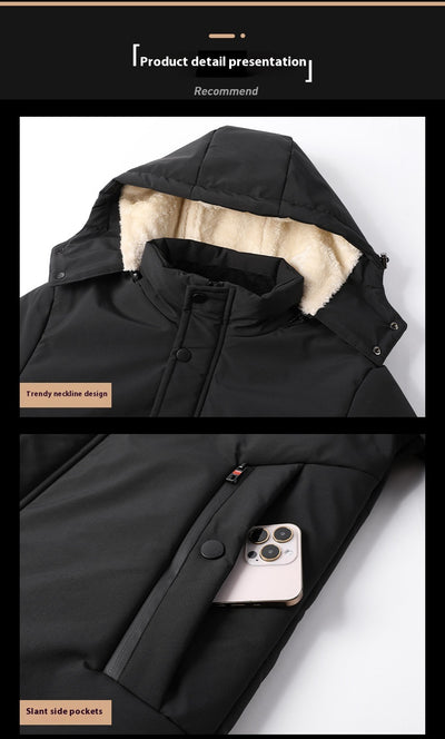 Chaqueta de Invierno para Hombre con Forro Grueso Tipo Borrego - Image 18