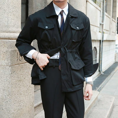 Chaqueta Vintage Ajustada para Hombre - Estilo Casual - Image 11