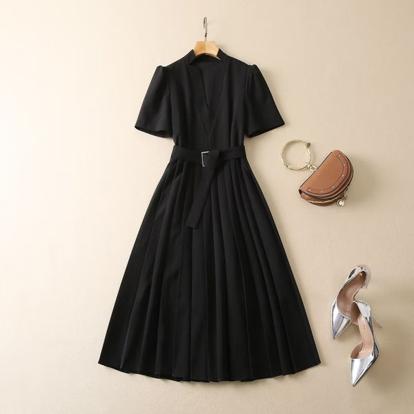 Vestido Midi Ajustado con Compresión y Pliegues Decorativos - Image 6