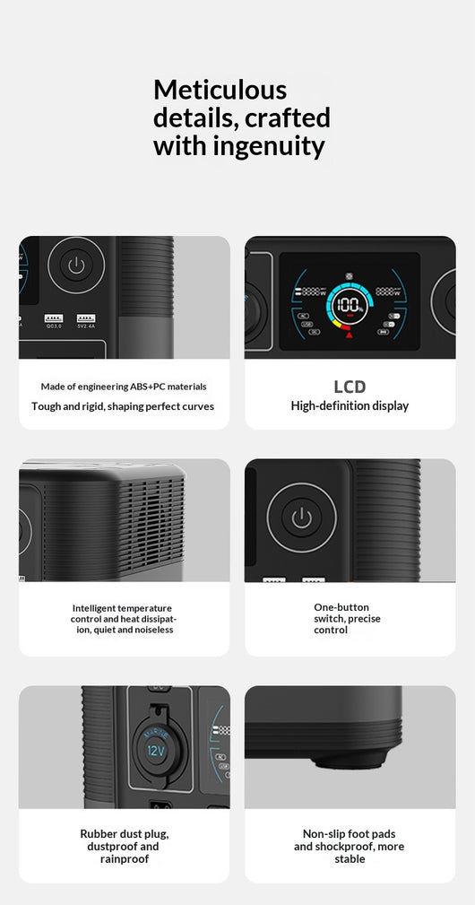 Estación de Energía Portátil 1200W con Batería LiFePO4 de Alta Capacidad - Image 9