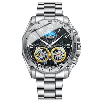 Reloj Mecánico Automático Doble para Hombre con Múltiples Funciones - Image 7
