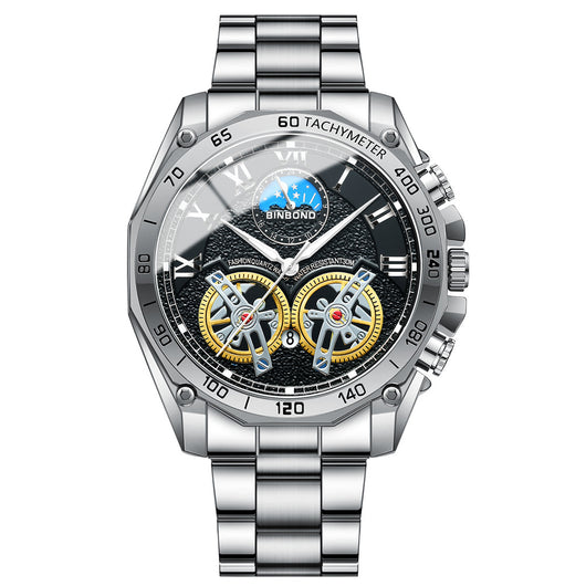 Reloj Mecánico Automático Doble para Hombre con Múltiples Funciones - Image 7
