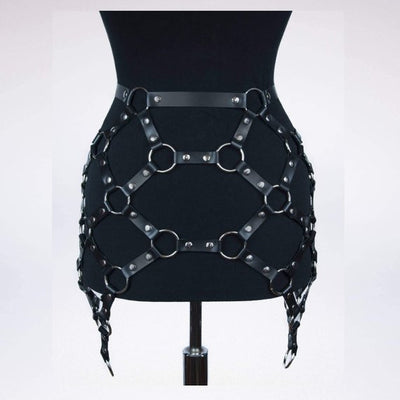 Falda de Cuero Performance para Mujer - Accesorios de Moda Versátil - Image 7