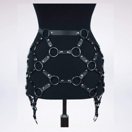 Falda de Cuero Performance para Mujer - Accesorios de Moda Versátil - Image 7