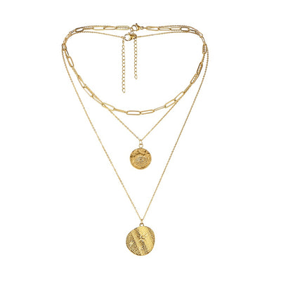 Dije Multilayer Ojo de Sol con Moneda Circular - Image 10