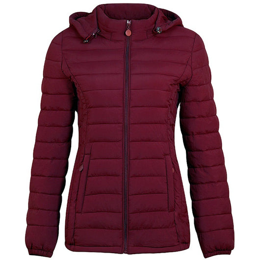 Chaqueta Acolchada de Plumas para Mujer Talla Grande Corte Slim - Image 2