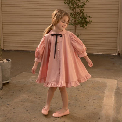 Vestido de Princesa con Mangas Abullonadas para Cumpleaños Infantil - Image 10