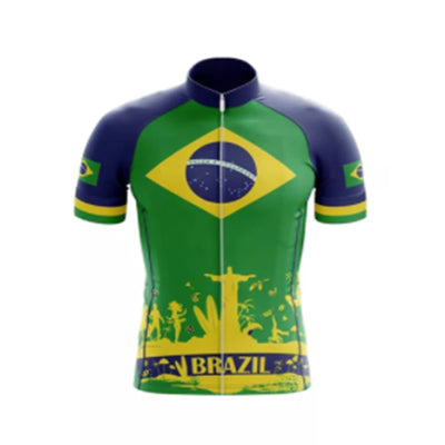 Conjunto de Ciclismo Brasil Verano para Hombre - Image 4