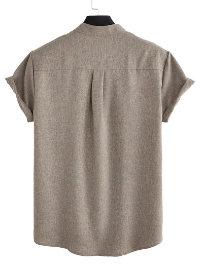 Camisa Casual Hombre Básica con Bolsillo - Image 39