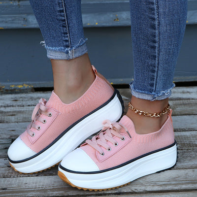 Zapatillas de Lona con Plataforma para Mujer - Image 9