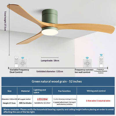 Ventilador de Techo con Luz Integrada Moderno y Minimalista - Image 16