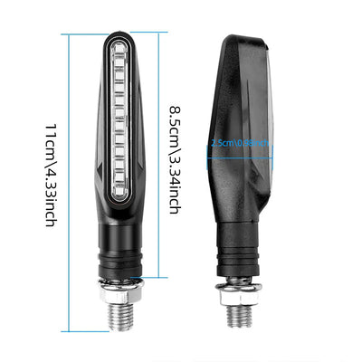 Luces Secuenciales LED 12V para Motos Modificadas - Señales de Giro Dinámicas - Image 17