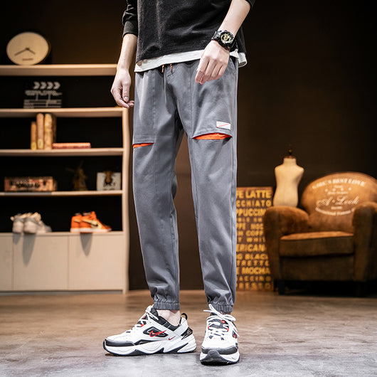Pantalones Joggers Hombre Tendencia Cintura Elástica Corte Moderno - Image 3