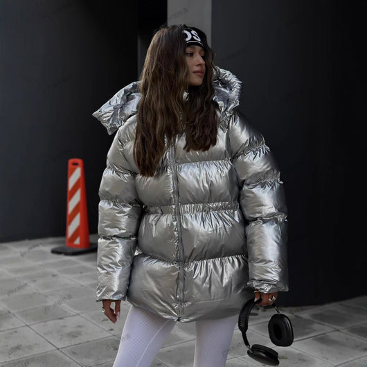 Abrigo de Algodón Suelto y Casual para Mujer - Image 3