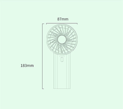 Ventilador Portátil Multifunción con Batería Recargable USB - Image 6