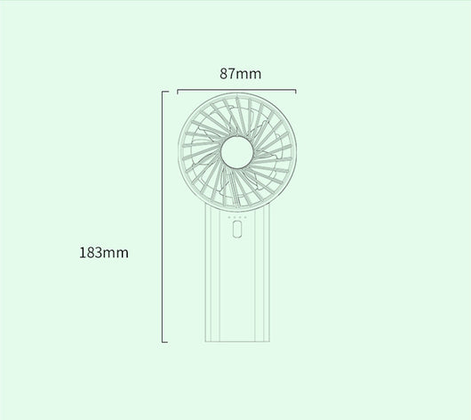 Ventilador Portátil Multifunción con Batería Recargable USB - Image 6